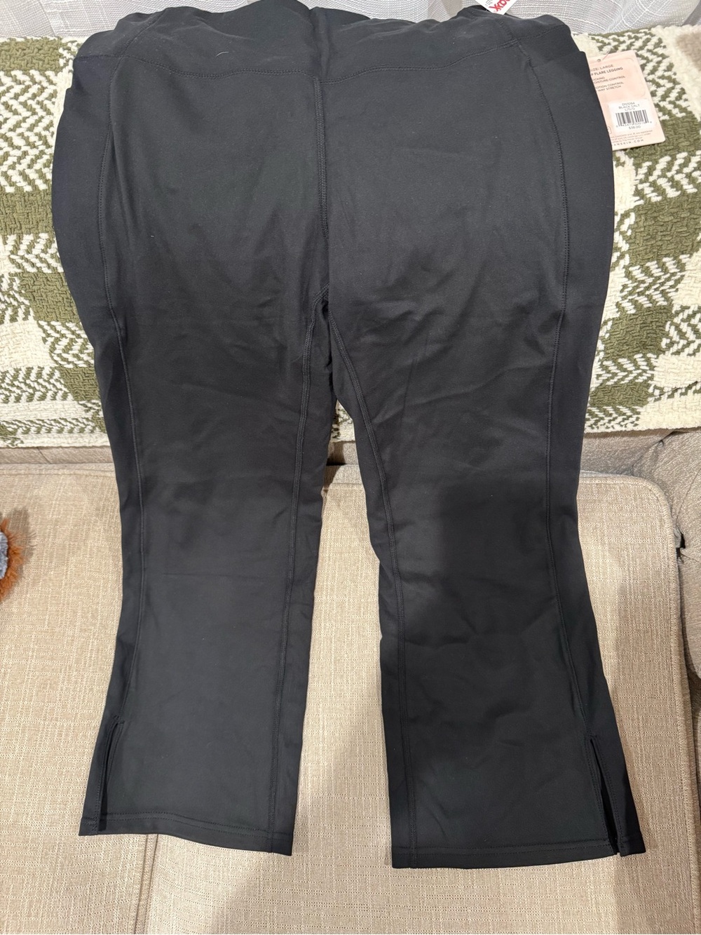 Black Women's Stretch Capri Pants